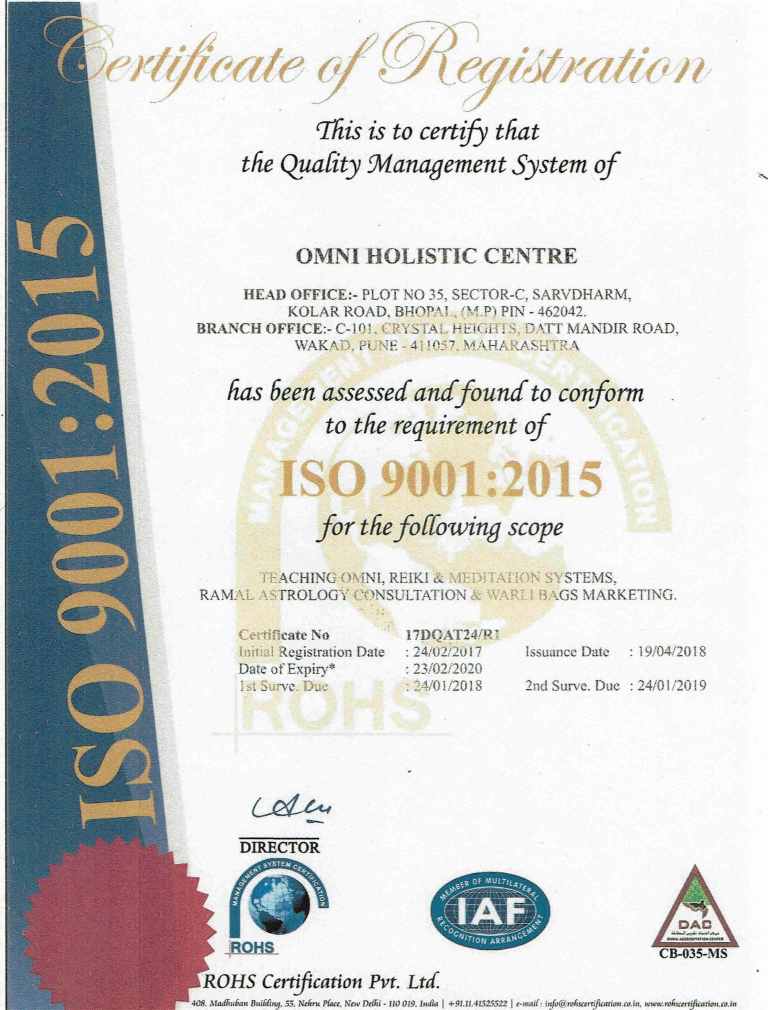 Omni Holistic Center ISO